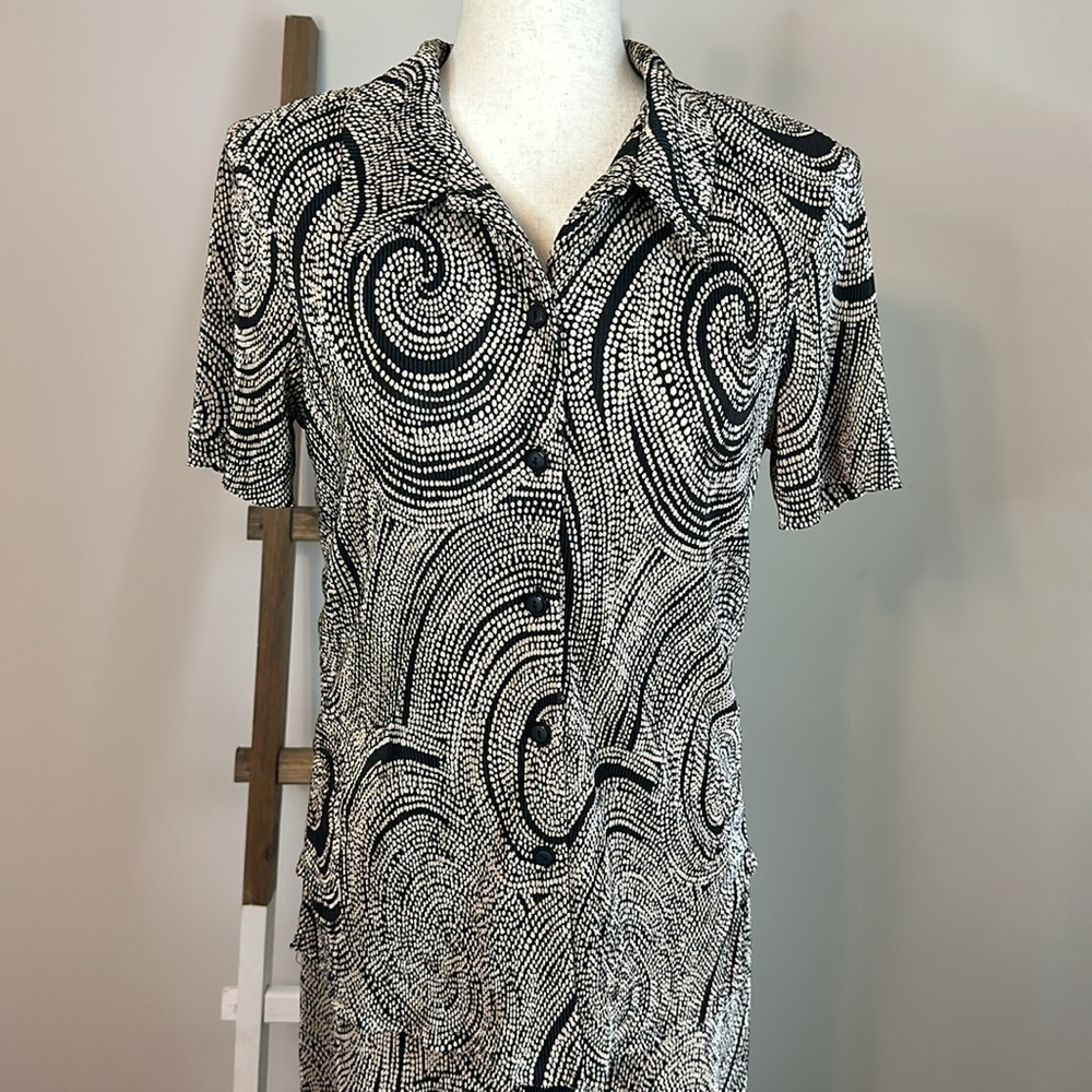 Vintage Dress Barn Two Piece Dress Set- Dress and Jacket Size 10 in GUC - Picture 3 of 17